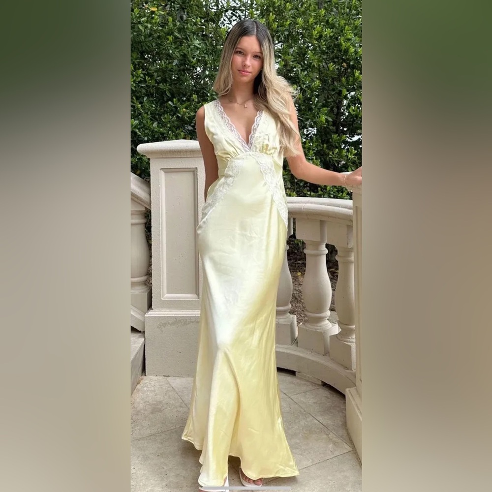 Satin Maxi Dress